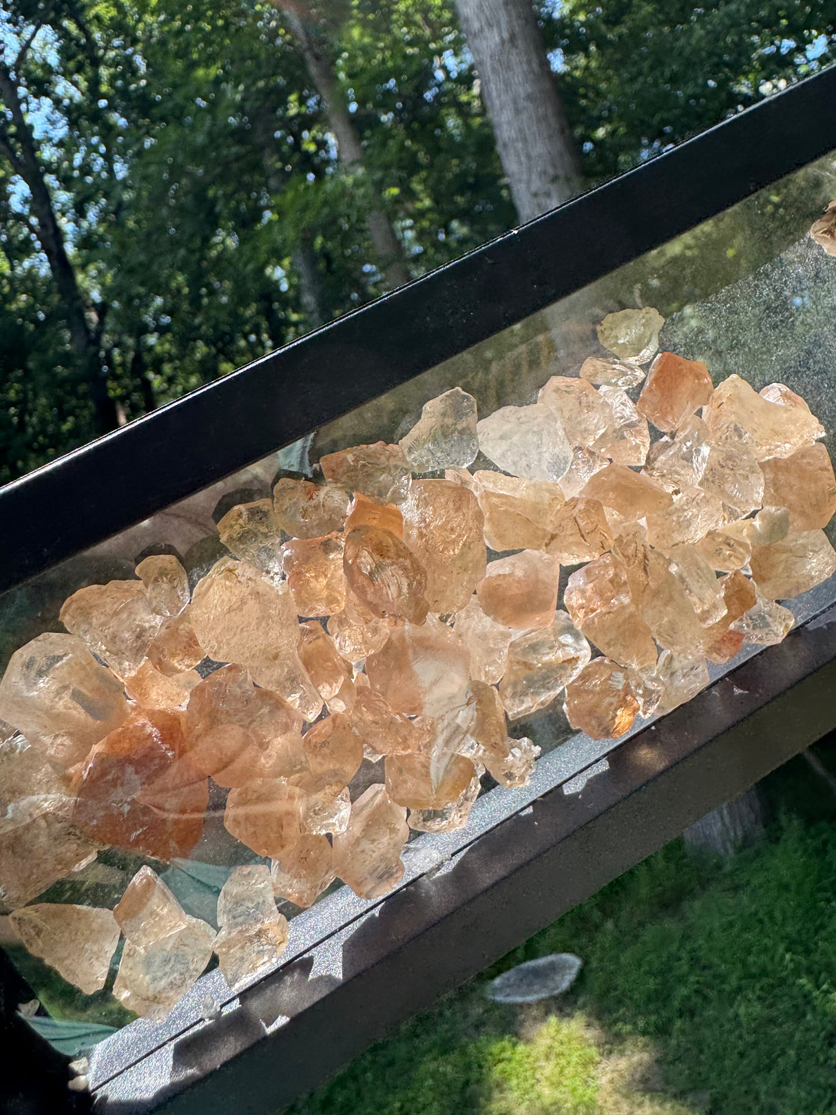 Topaz Crystals Lot w/ case - 141g