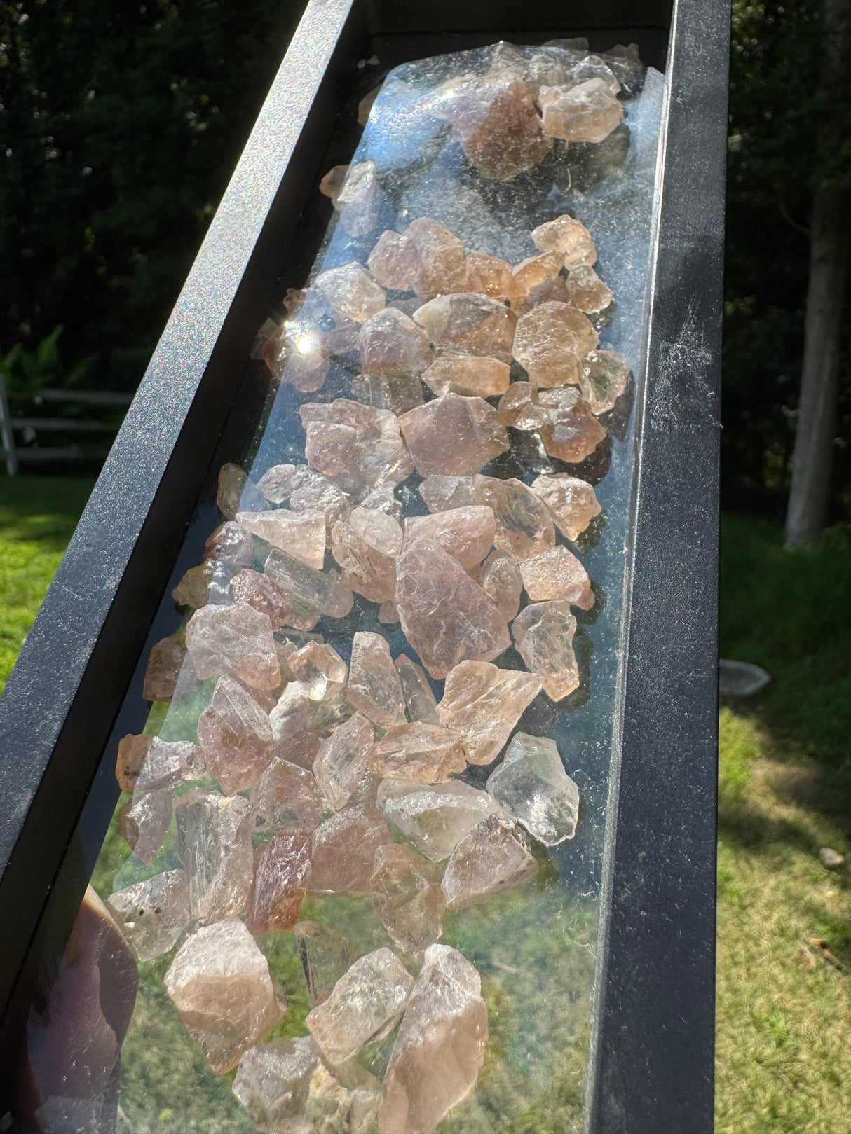 Topaz Crystals Lot w/ case - 141g