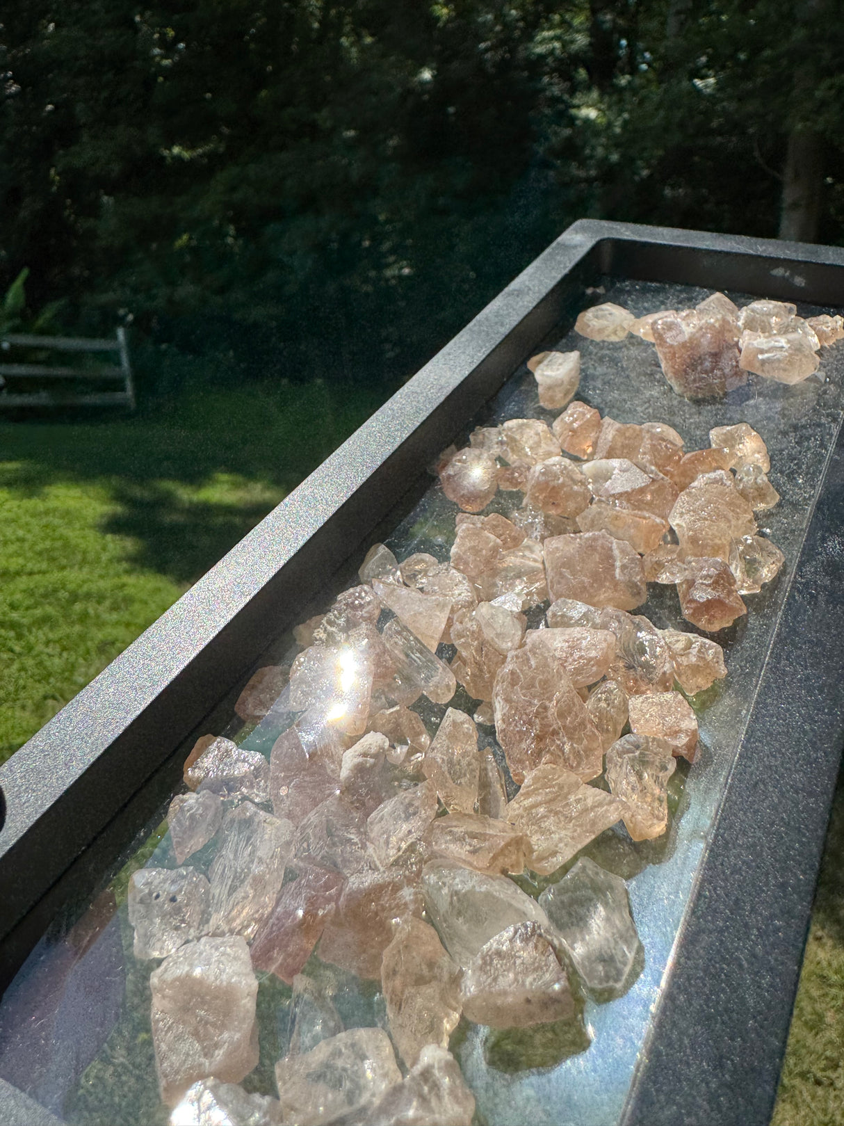 Topaz Crystals Lot w/ case - 141g
