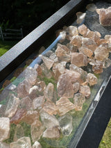 Topaz Crystals Lot w/ case - 141g