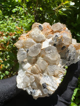 Black Tourmaline, Quartz Specimen - 351g