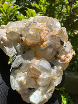 Black Tourmaline, Quartz Specimen - 351g