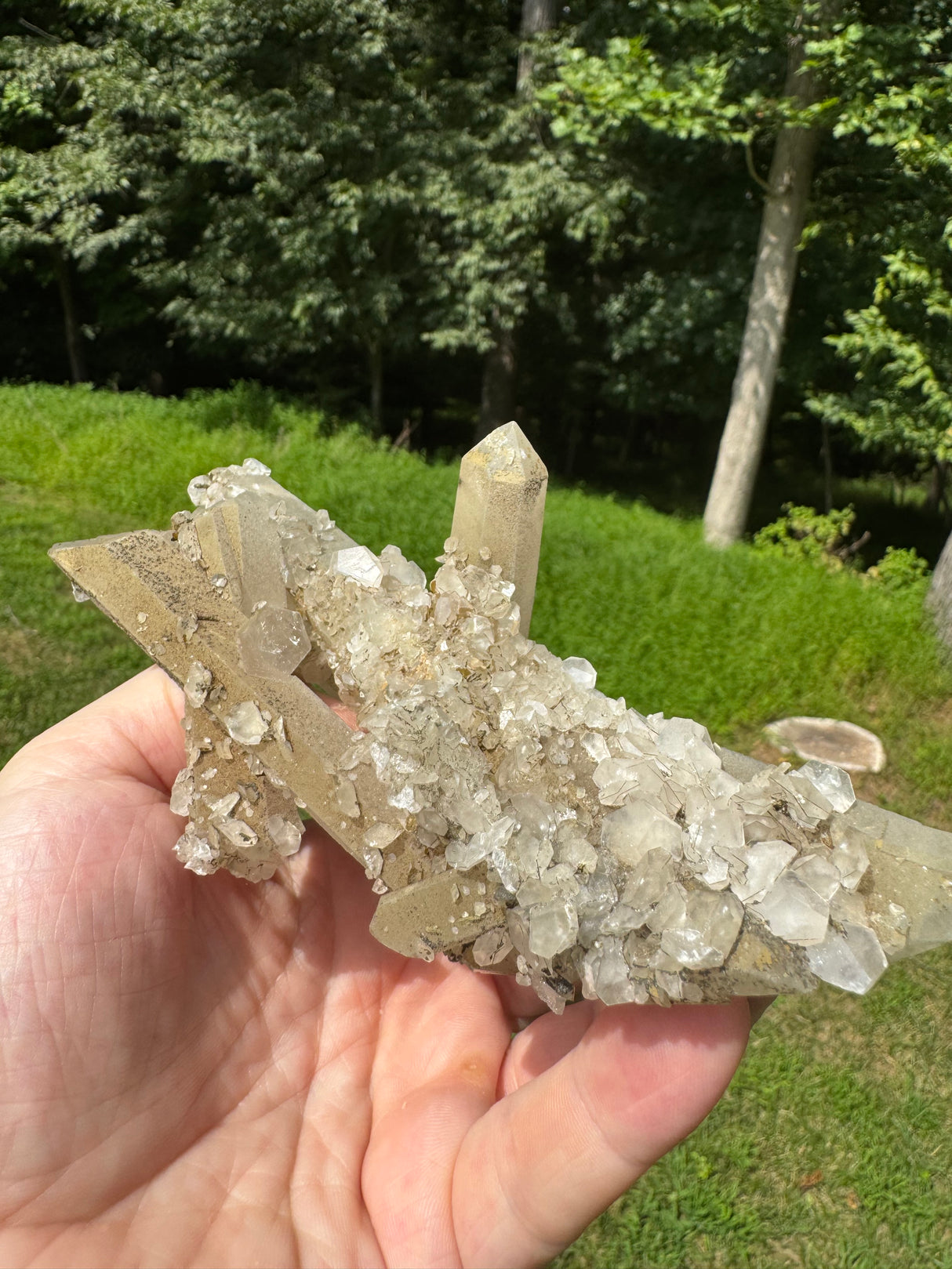 Quartz with Calcite - 290g