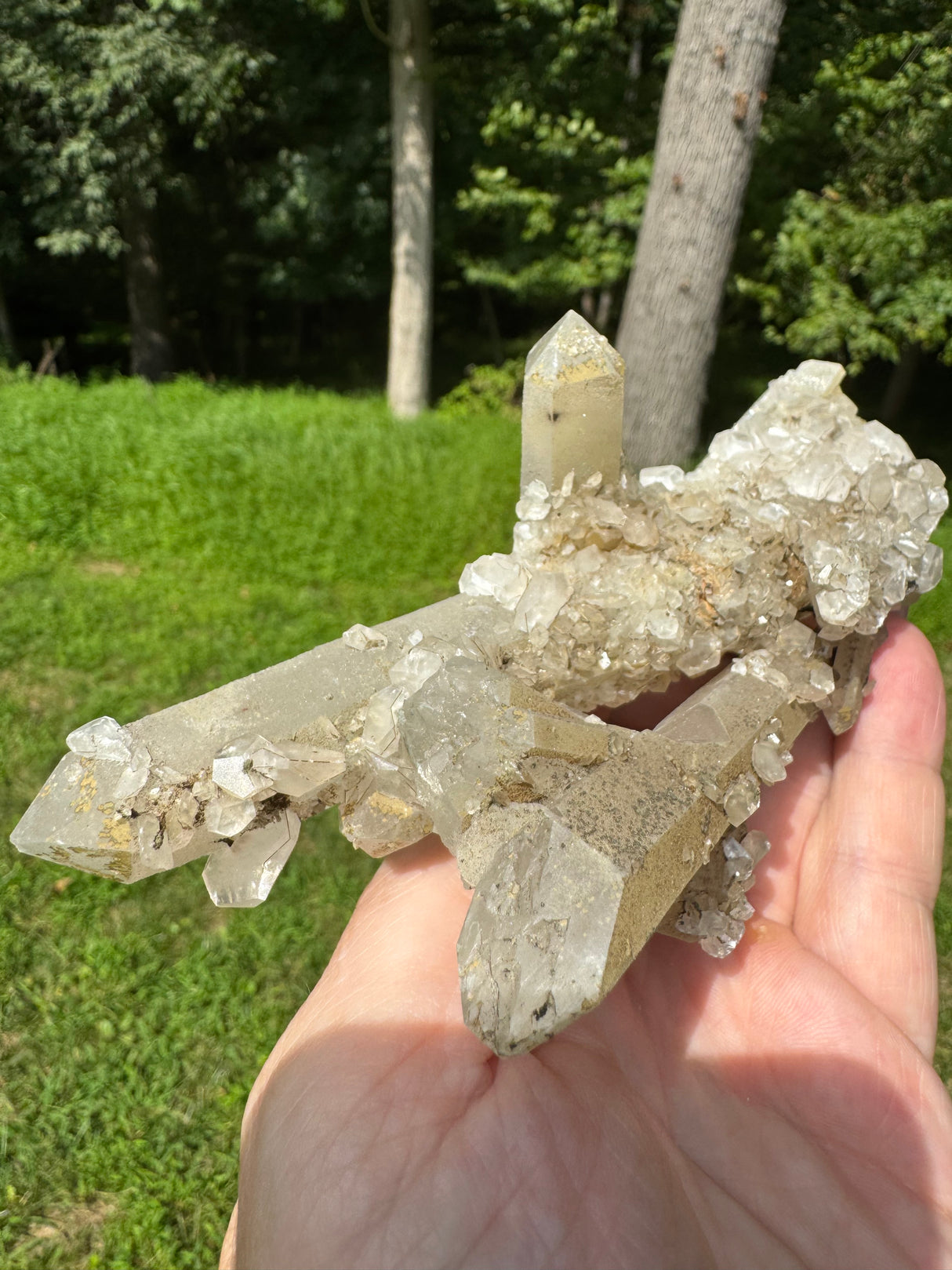 Quartz with Calcite - 290g