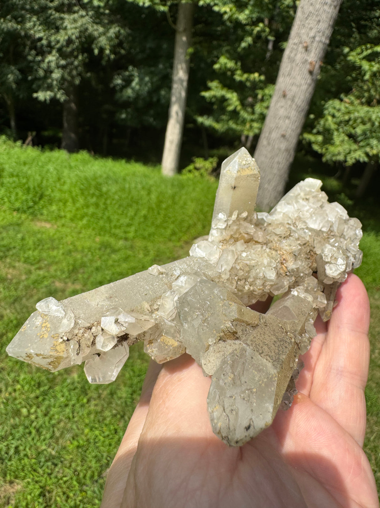 Quartz with Calcite - 290g