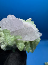 Kunzite and Green Tourmaline Specimen - 64g
