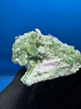 Kunzite and Green Tourmaline Specimen - 64g