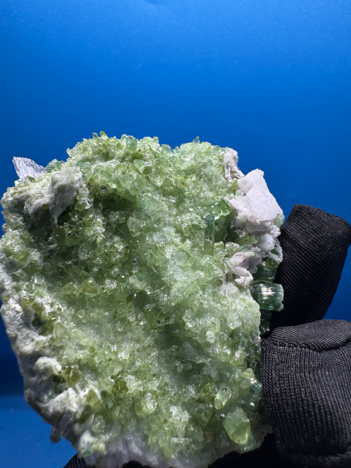 Kunzite and Tourmaline Specimen - 205g