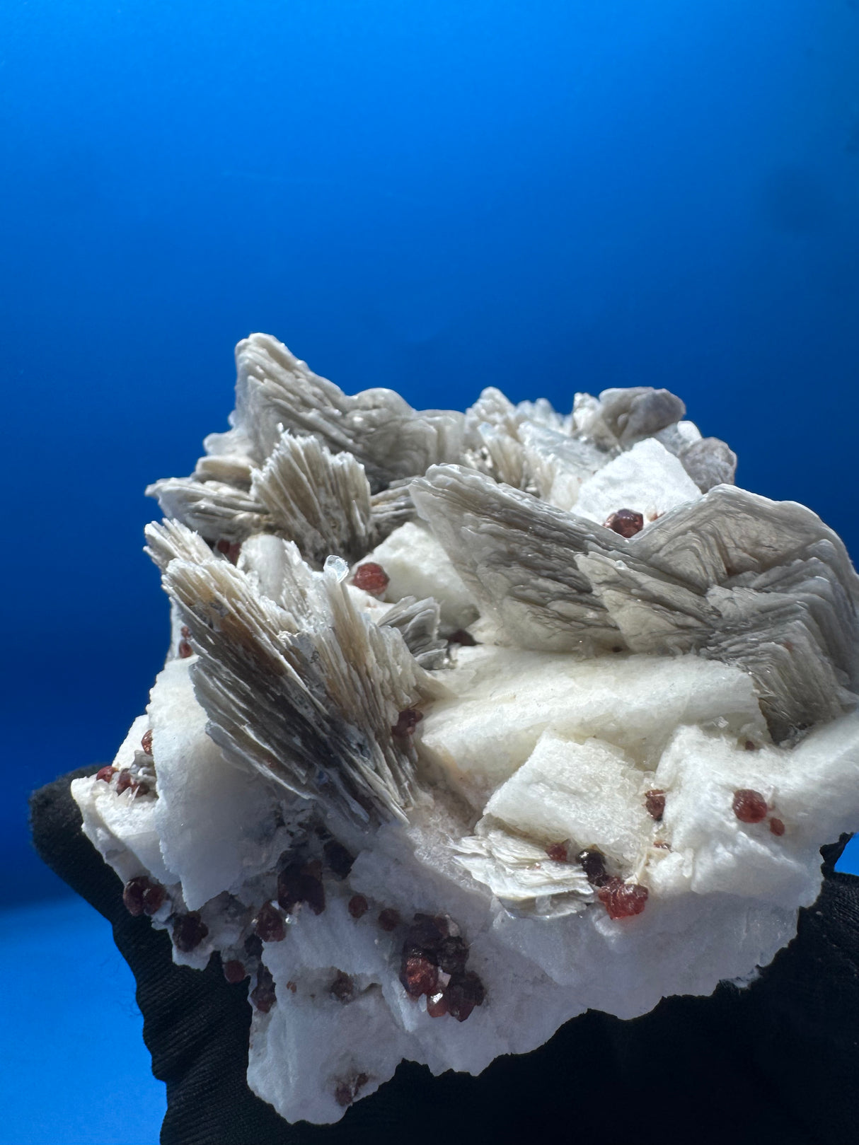 Garnet and Star Mica Specimen - 400g