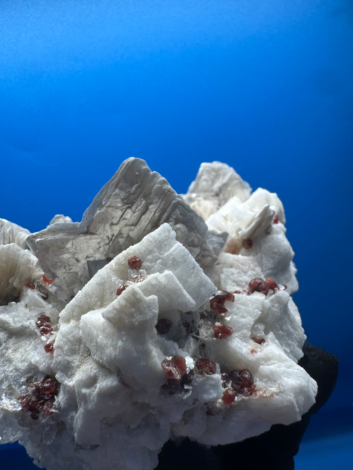 Garnet and Star Mica Specimen - 400g