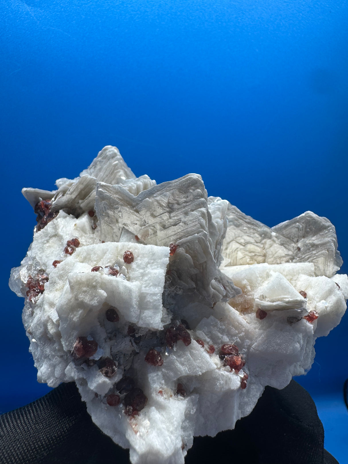 Garnet and Star Mica Specimen - 400g