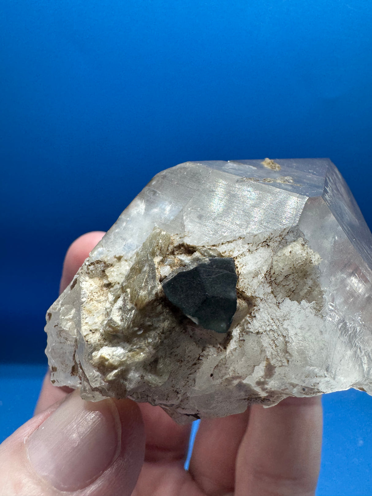 Tourmaline on Quartz Specimen - 171g