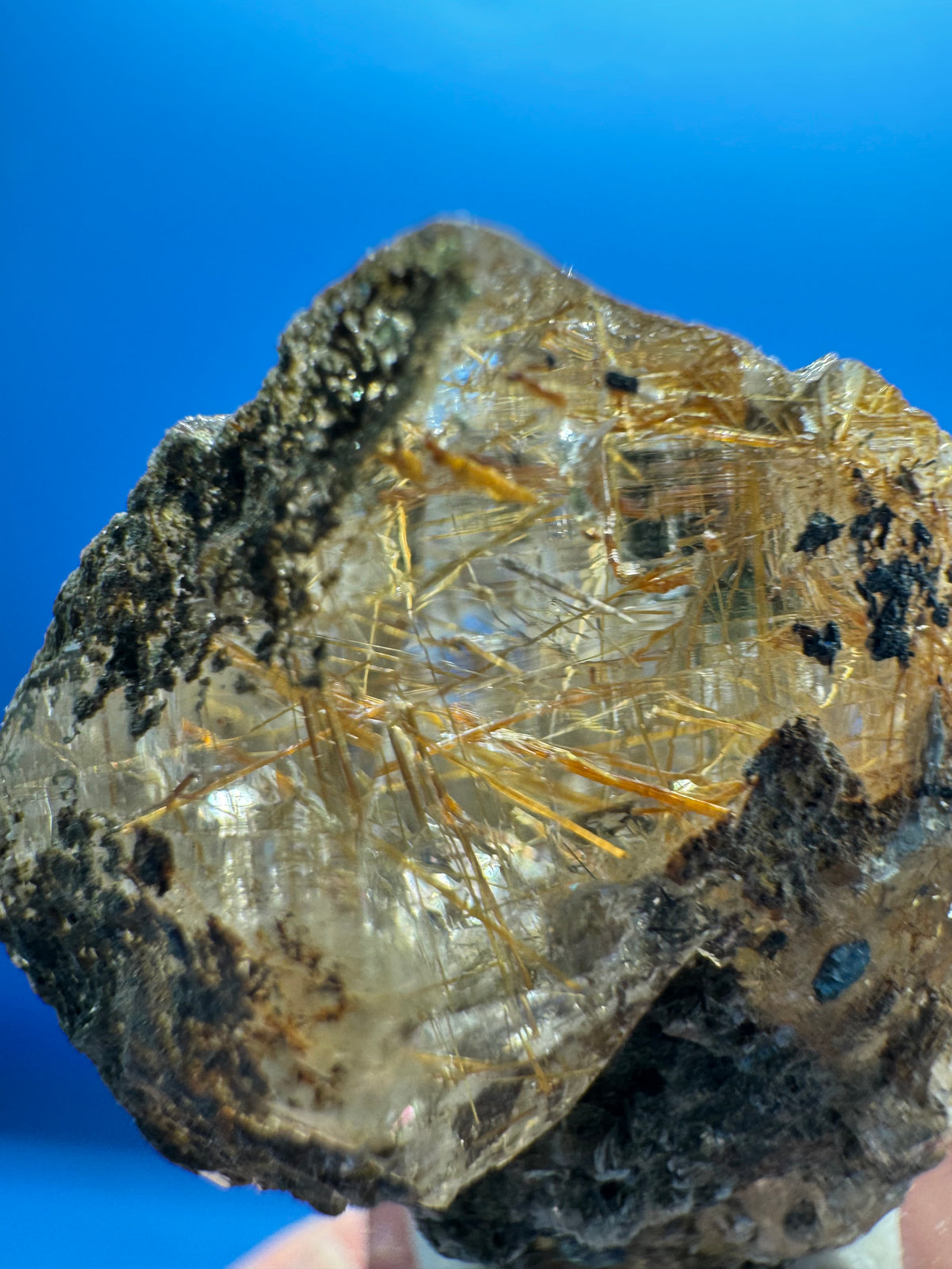 Ground Rutile Rutile Quartz Speciment - 16g – Nicks Minerals