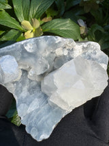 Apophyllite & Blue Chalcedony Specimen - 641g