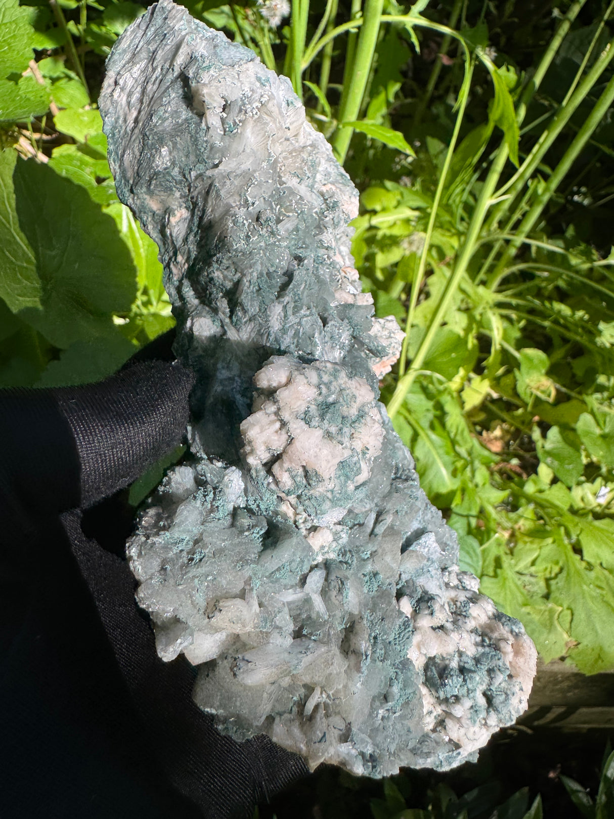 Green Stilbite On Heilandite - 560g