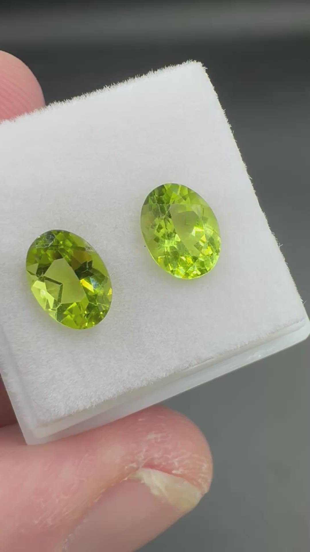 Peridot Pair – Appx 4ct